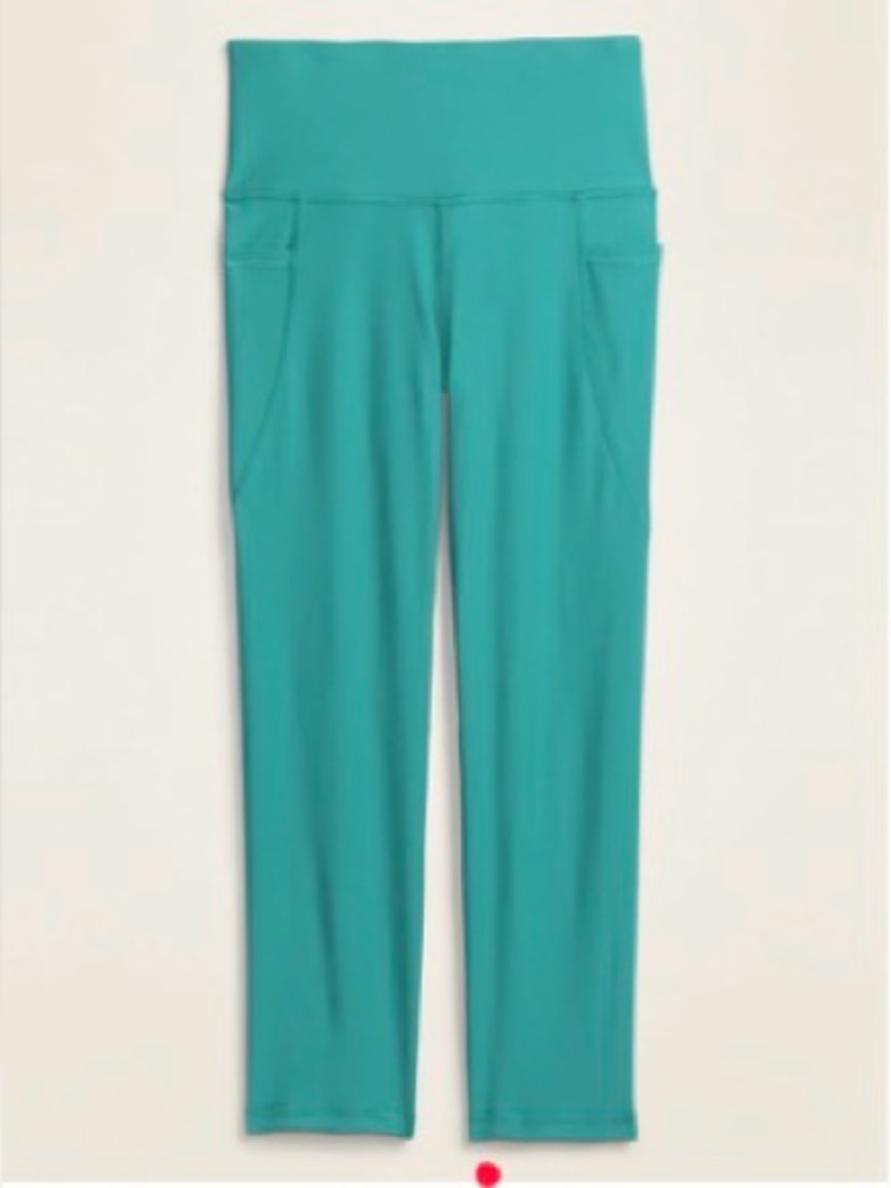 High-Waisted Elevate Powersoft Side-Pocket Crop Leggings